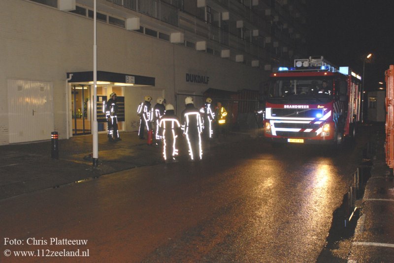 Brandweer uitgerukt voor melding binnenbrand, Terneuzen